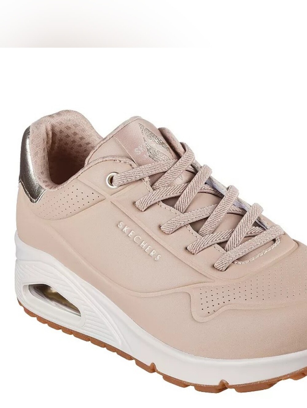 Skechers Women's Street Uno Wide Fit Sneakers Size 7 EUC Extreme Comfort